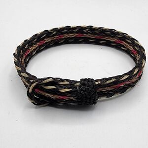 Handmade horse hair adjustable bracelet